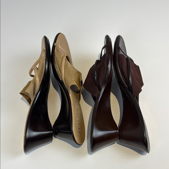 Italian Shoemakers Tan and Brown Sandals - Picture 4 of 8